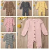 Winter Baby Clothes Striped Infant Boys Rompers Knitted Newborn Girl Jumpsuits Long Sleeve Toddler Outfits Boutique Children Clothing DW4723