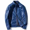 Leather & Suede Jackets Men's Jacket Outwear Men's Coats Spring Autumn PU Jacket De Couro Coat Size M-4XL