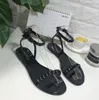 Vente chaude-Europe et 2019 les États-Unis nouvelles chaussures de plage à chaîne en plastique couleur bonbon sandales en gelée chaîne sandales à fond plat
