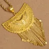 Anniyo Zeer Grote Afrika Hanger Kettingen Voor Vrouwen Goud Kleur Ethiopisch / Nigeria / Congo / Sudan / Ghana / Arabische sieraden # 098506 V191128