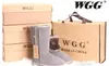 GRATIS FRAKT Högkvalitativt klassiskt högt WGG-märke Kvinnor populära Stövlar i äkta läder Mode snöstövlar för kvinnor US5--US12