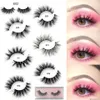 New Mink Lashes 3D Mink Eyelashes 100% Cruelty free Lashes Handmade Reusable Natural Eyelashes Popular False Eeye Lashes Makeup E series