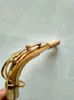 24.5mm Alto Saxofone Bend Pescoço de Alta Qualidade Material de Brass Gold Lacquer Saxofone Conector Musical Instrumento Acessórios Frete Grátis