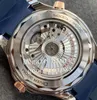 Luxury Men's Rose Gold Watches vs Factory Automatic Cal 8800 Axial Watch Men Professional Dive 300m gummiband Planet ETA 0245V