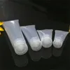 10ml 15ml 20ml 30ml 50ml 100 ml Przenośne Puste Refillable Clear Plastic Miękkie rury Kosmetyczne Próbki Butelki pojemnikowe