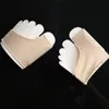 1 Par de Tecido Cuidados Com Os Pés Pads Protetores de Joanete Joanetes Mangas Escudo Anti-fricção Toe Joint Big Palmeiras Hallux Valgus Corrector LX7009