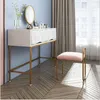 Nordic iron art dressing stool Bedroom Furniture modern simple dress chair household backrest stools