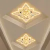 Moderne LED Crystal Butterfly Plafondlichten Woonkamer Spotlight Corridor Aisle Plafondlamp Creative Porch Toegangsverlichting