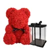 Rosenbär Teddybär mit Band für immer künstliche Rose Jubiläum Weihnachten Valentines Geschenk4411548
