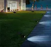 야외 정원 태양 잔디 램프 Hight 밝기 4 Led 태양 광 스포트 라이트 방수 빌라 안뜰 풍경 태양 광 조명