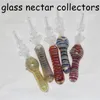 Glass NC Kit with Quartz Tips Dab Straw Oil Hookahs pipe smoking accessories rigs Reclaim Catcher ash catcaher