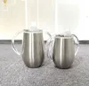 10oz Sippy Cup Wijnglazen Rvs Egg Shape Cups met dubbele handgrepen Sucker Cup Double Wall Vacuum Geïsoleerde Tuimelaars