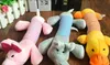 Cute Dog Toy Pet Puppy Plush Sound Chew Squeaker Squeaky Pig Elephant Duck Toys Lovely Pet Toys WCW414