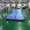 Frete Grátis 10 * 2 * 0.2m Inflável Gymnastics Airtrack Air Tumbling tapete Tapetes de piso de pista de ar com bomba para uso em casa / treinamento