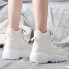 Chaussures Femme Pas Cher 2019 Marée Version Coréenne De Chaussures Décontractées Chaussures Papa À Semelles Épaisses Femme Couleur Pure