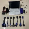 diesel truck diagnostic TOOL scanner nusb enlace 125032 without bluetooth with laptop cf-ax2 i5 ram 4g cables full set