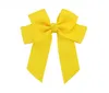 Mix Colors Bowknot High Quality Solid Grosgrain Ribbons Cheer Bow With Alligator Hair Clip Boutique Kids Hair Accessories A1713889393