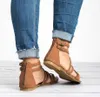 Sandales d'été femmes 2019 sangle croisée sandales chaussures femmes femmes chaussures Style coréen chaussures dames sandales plates H12
