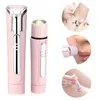 4 I 1 Womens Mini Electric Facial Hair Remover Shaver Face Care Body Hair Removal smärtfria Portable Epilators Trimmer Beauty Tool7394516