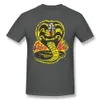 Cobra Kai T-Shirt Cobra Kai T-Shirt Kurzarm-Übergroßes T-Shirt Bedruckte Baumwolle Klassisches Männer-Spaß-T-Shirt J190614