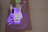 Fábrica de LED Acrílico Corpo da guitarra elétrica com Floyd Ponte Rose, o Maple Fingerboard, pode ser personalizado