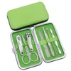 7PC / SET Nail Care Tools Manicure Sets Nail Clippers Nail Scissors Pinize Manicure Pedicure Set Travel Grooming Kit