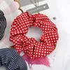 Dot Stripe Scrunchies Hairband Elastic Scrunchy Headband Ponytail Hårhållare Kvinnor Hårband Tjejer Tjejer Hårtillbehör 24 Design AT5517