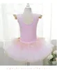 Stage Wear Pink Lace Tutu Leotard Ballet Dress Girl Kids Ballerina Clothes Children Cute Swan Lake Dance Costume For Girls Dancewear