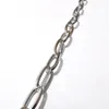 Easter gifts Lot brand new in bulk 5meter silver stainless steel 6mm Long Oval chain jewelry findings marking DIY