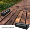 15W Warm Cold Waterproof LED Step Stair Light Surface Mounted Corner Wall Lamp IP67 Outdoor LED Footlights Pathway Step Light