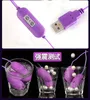 Dubbel sprong ei usb power vibrator clitoral g-spot masturbatie sex product afstandsbediening vibrerende kogel speeltjes voor vrouwen