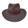 Chapéus Fedora de Cowboy Esmagáveis Marrons em Chapéu Jones Outback - Pacote Simples 2015078