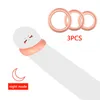 Mâle Cock Rings Set Respirant Prépuce Correction Retarder L'éjaculation Pénis Anneaux Dispositif De Chasteté Sex Toys Pour Hommes