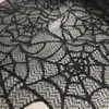 Halloween Table Decoration Black Lace Spider Web Tablecloth Fireplace Scarf Creative Tables Cloth Cover Party Home Table Decor GGA2684