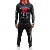 ZOGAA Männer der Trainingsanzug Marke Neue Zwei Stück Set Männlichen Casual Sweatsuit Sportwear Mit Kapuze Sweatshirt Mit Hosen Set Männer Track anzug