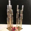 Nouveau style fournitures de mariage pièce maîtresse décoration cristal acrylique candélabre senyu0151