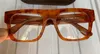 Fausto 5634 Black Block -glasögon Frame Clear Lens Men Gafas de Sol Solglasögon Glasögon glasögon med Box6923751