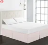 Hotel Luxury Bed Rok / Dust Ruffle Slanke Moderne Bed Rok 14 Inch Op maat gemaakte Drop Resistent Linnen Koningin en King Size Home Beddengoed Benodigdheden