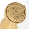 613 Blonde 3Pcs Lot 12A Bundles 100% Unprocessed Brazilian Straight Virgin Remy Human Hair Weaves extensions