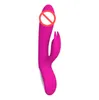 10 Modes G-Spot Rabbit Vibrator USB Rechargeable Dual Vibrating Dildo Vibrators Clitoris Stimulator Sex Toy Female Masturbation Baby Massage