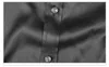 Wielobolorowe/rozmiar Symuluj jedwabną satynową błyszczącą męską koszulę swobodną elastyczne biznesowe topy dla mężczyzn wiosenna jesień