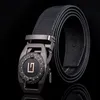 Ny Original Läder Designer Big Buckle Men's Belt Luxury Automatic Buckle Belt Top Fashion Mens Äkta Läder Lyxbälten