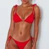 Bikinx Triangle bikini micro deux pièces costume String maillot de bain femme Sexy rouge maillot de bain femme biquini brésilien