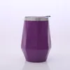 12oz Vacuum Stainless Steel Coffee Cup New Egg Cups Beer Tumbler Double Insulated Milk Mug Free Shipping