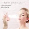 Bouteille de pulvérisation pour le visage USB Chargeant Nano Facial Steamer Portable Hydratant Pulvérisateur pour le visage Outils de soins de la peau Beauté HHA1379