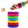 Anti Mosquito Repellent Bracelet Silicone Wristband Multicolor Pest Control Bracelets Insect Protection Camping Outdoor Pest Tool GGA3482-3