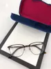 Ny kvalitetsdesignad unisex ögonbrynsramglas G0609OK 52-18-145mm för fashional receptbelagda glasögon fullset förpackning case193l
