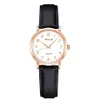 Rose Gold Dw Style Women Watch Fashion Ladies Brand Women Quartz Armband Klocka Kvinna Nål Läder Armbandsur Relogio Feminino