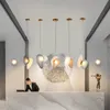 Luminárias de parede de designer nórdico quarto de cabine de cabines de gabilização de vidro de gabinete hotel hotel corredor Luzes de parede LED de parede grátis frete grátis