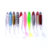 Hengjia 10pcs Pesca Artificial Pesca Lure 52g suave Lure Japão Shad Worm swimbaits Jig Head Fly Pesca Silicon Rubber Peixe